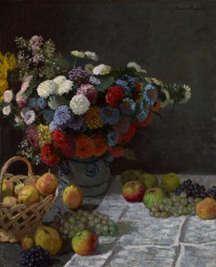 Ainda vida com flores e frutas, 1869